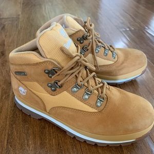 Timberland Youth Euro Hiker Boots Wheat Size 7